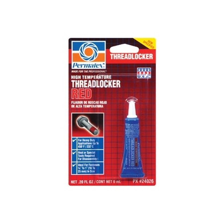 Permatex Permatex Automotive Surface Insensitive Red Threadlocker - 6 mL 24026